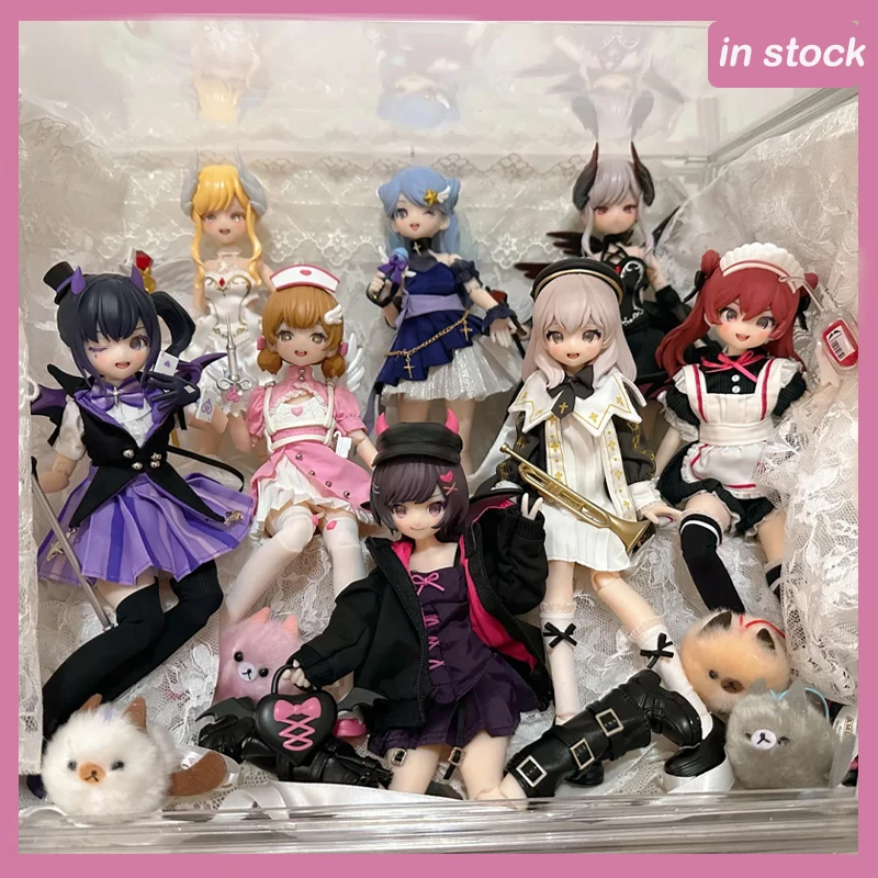 

В наличии подлинная Neo Eden Mjd слепая коробка Light Nightmare Twin Series подвижная ПВХ аниме фигурка Коллекционная игрушка настольные украшения