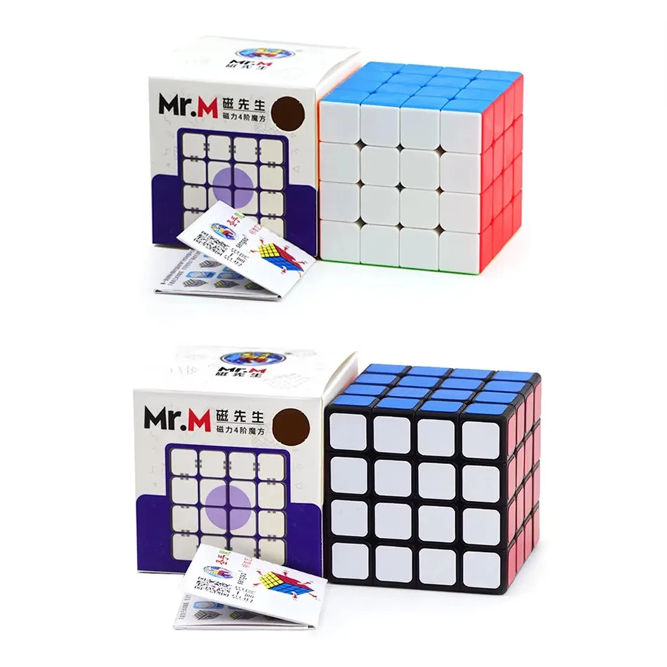 

4x4 Cube Sengso 4x4 Mr.M Magnetic Speed Cube Shengshou Magic Cube 4x4x4 Magnetic Mr M Magnets Cubo Magico Puzzle Fidget Toy