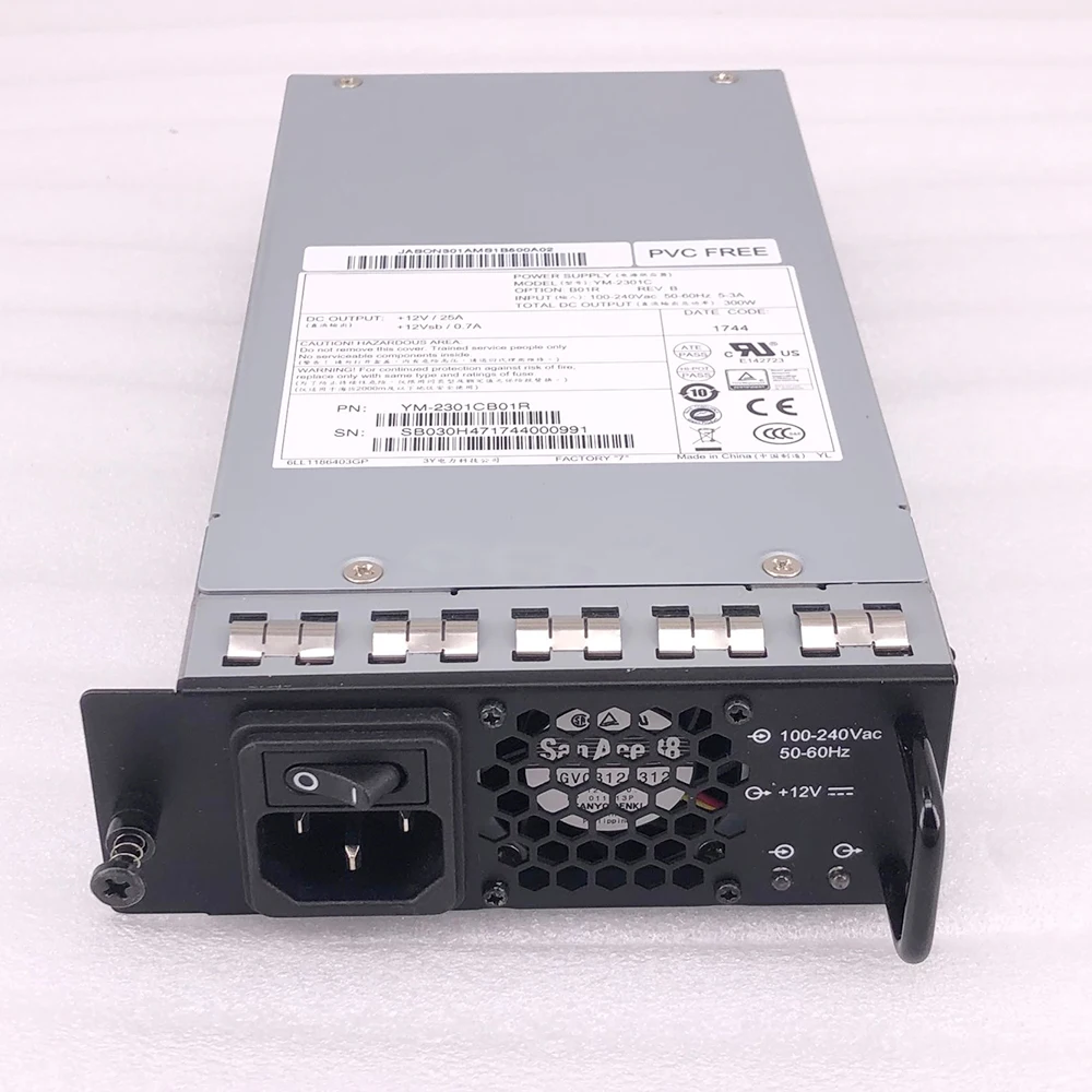 Power Technology Redundant Power Supply 300W YM-2301CB01R YM-2301C 100% Tested Fast Ship Perfect Work