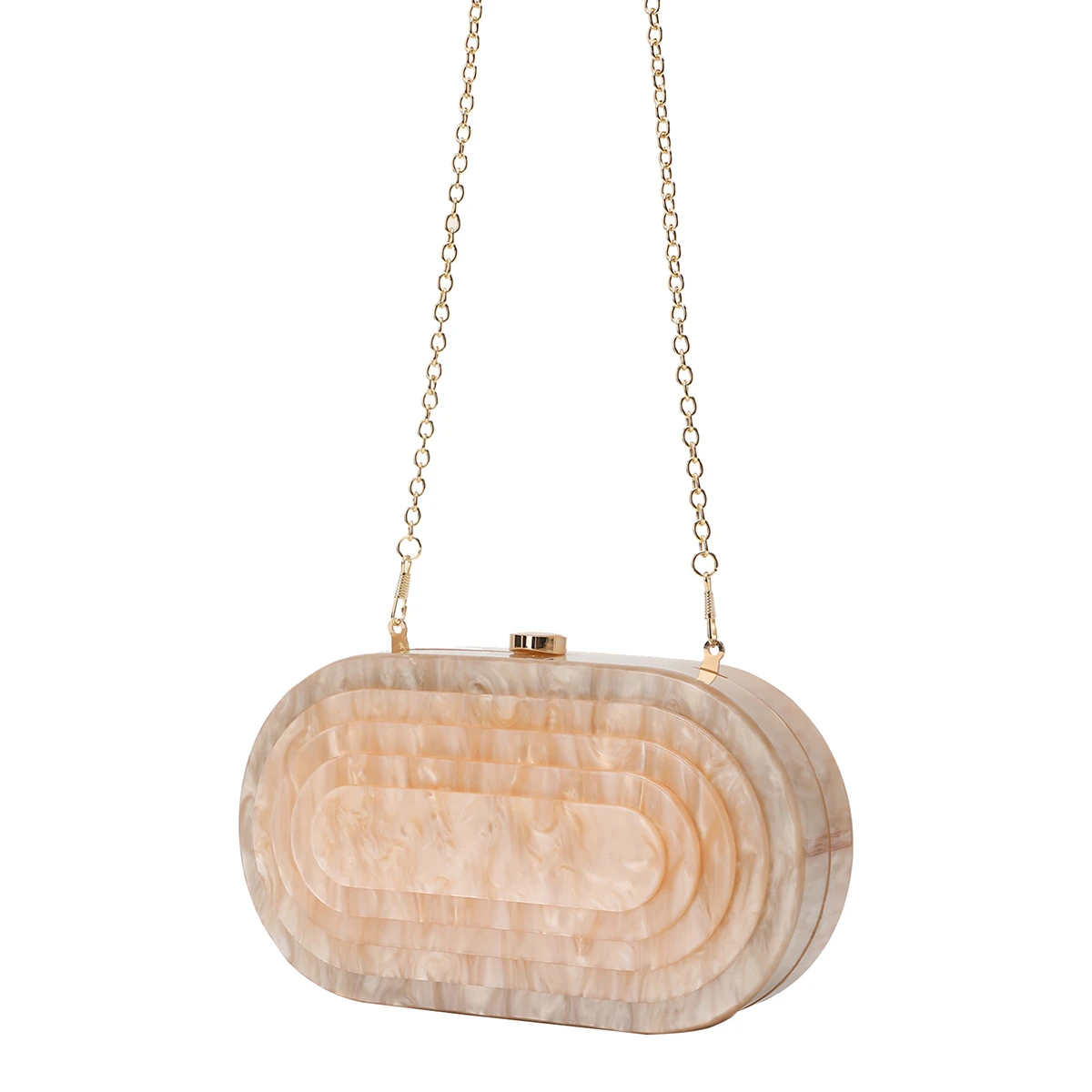 Torebka wieczorowa z akrylowej muszli dla kobiet torby na ramię Crossbody Vintage luksusowy design torebka estetyczne portfele kobieca kopertówka — zdjęcie 6