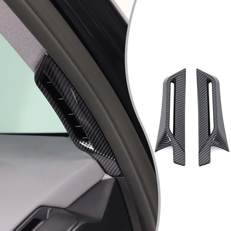 

ABS Carbon Fiber For BMW X3 G45 2025+ Car styling Car front A-pillar air outlet frame decorative sticker interior accessories