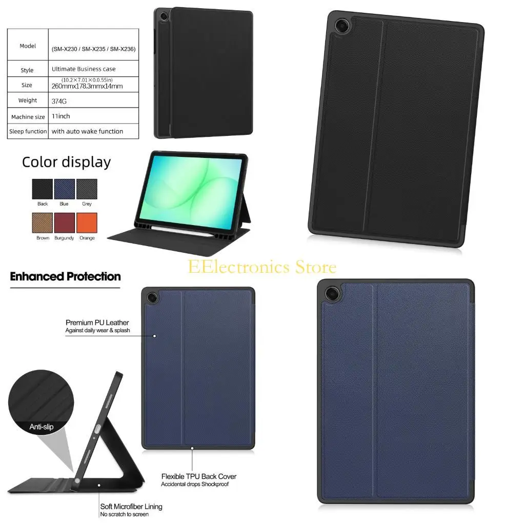 

B03C Противоударный чехол-подставка для планшета улучшает угловой защитный чехол для Tab A11+