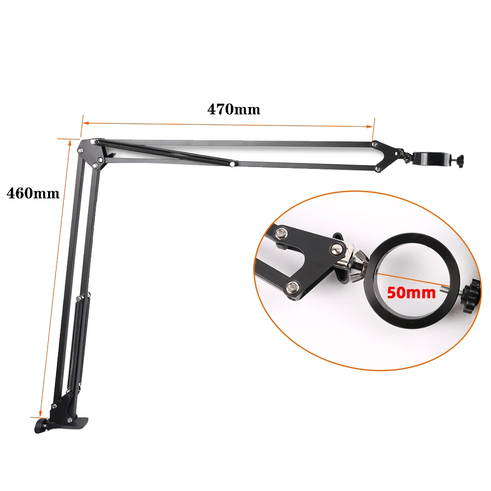 Photography Adjustable Arm Stand Camera Tripod Table Stand Set For Digital Video Microscope Camera Boom Scissor Arm Stand Holder