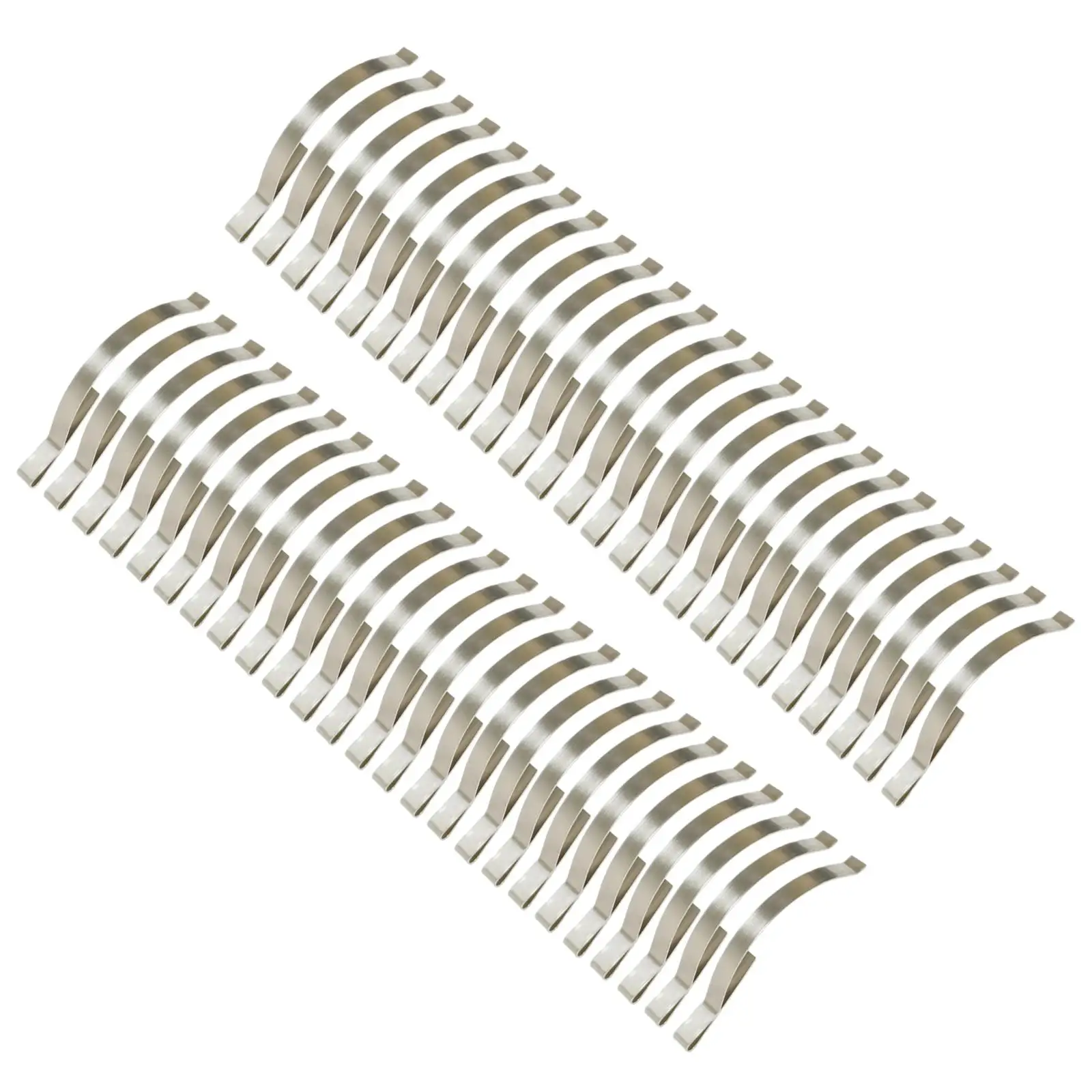 50 Pieces Window Screen Clips Corner Mount Flat Window Spring Holding Screen