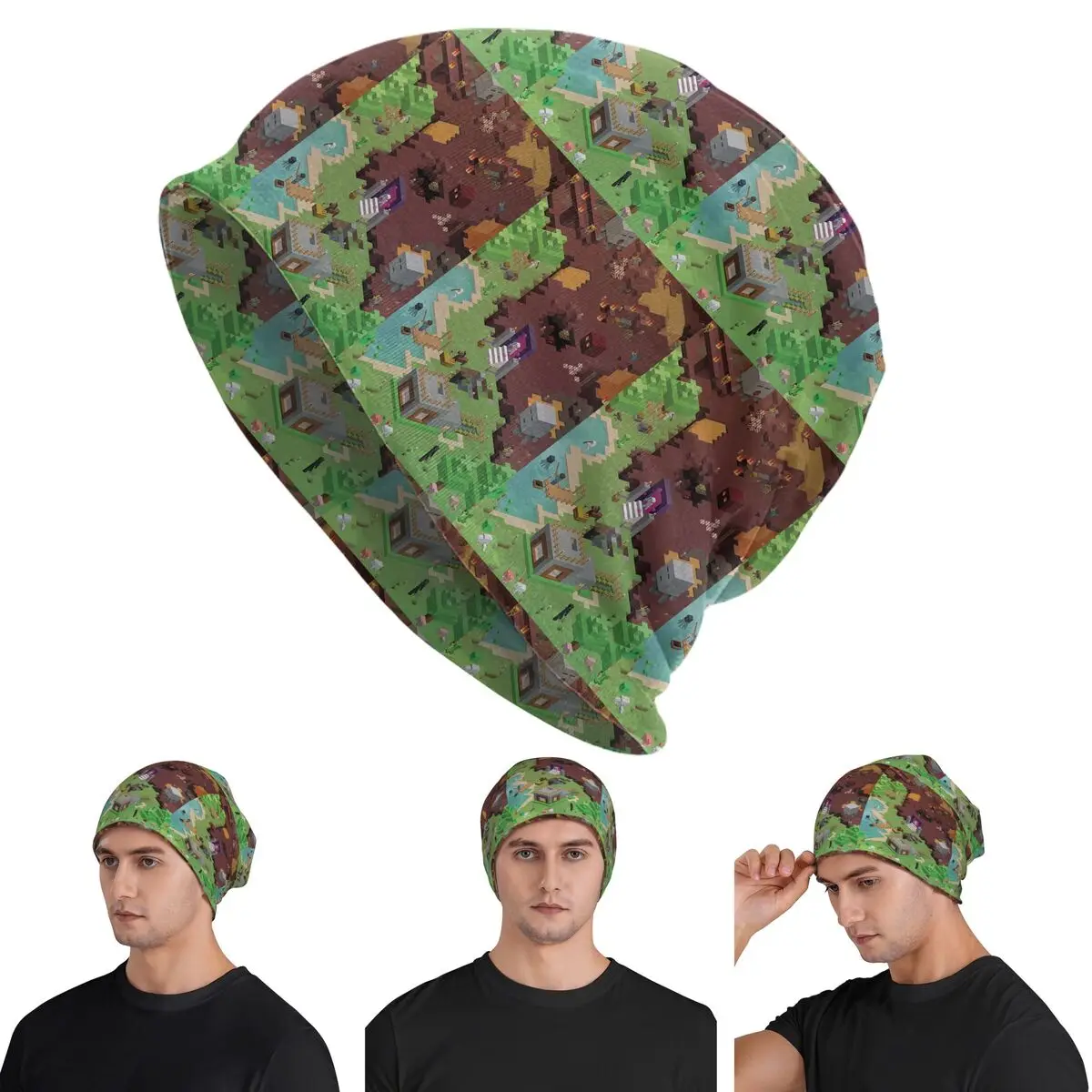 Exploring New Worlds Warm Knitted Cap Hip Hop Bonnet Hat Autumn Winter Outdoor Beanies Hats for Men Women Adult