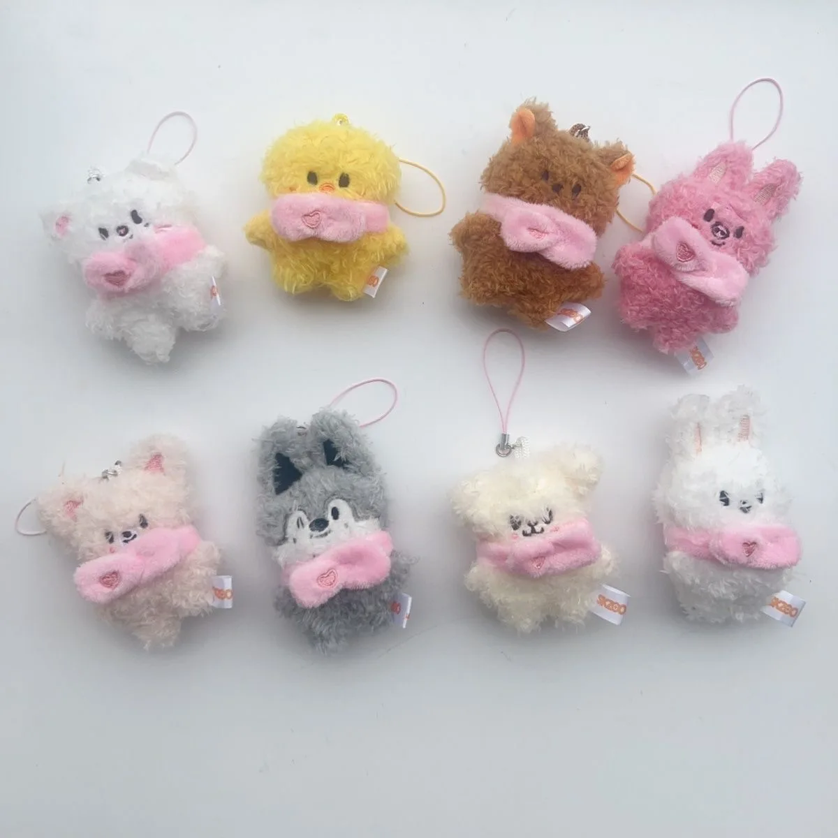 

Mini 5cm SKZOO Stray Kids Keychain Plush Doll Pendant FM Doll Creative Doll Bag Pendant Children's Fans Cute Gift