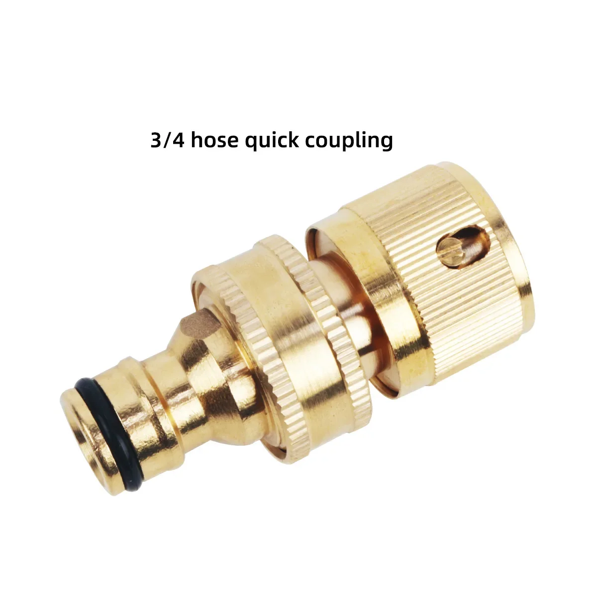 Garden Hose Adapter 3/4'' Hose Quick Connector Water Stop Fitting Copper Thread Tap Coupling Garden Watering Gun Adapter