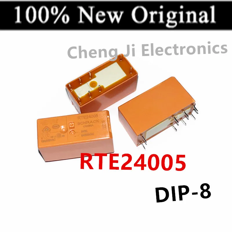 5PCS/Lot   RTE24005 、RTE24012 、RTE24024 、RTE24048   DIP-8  New Original Universal Power Relay   5V  12V  24V  48V