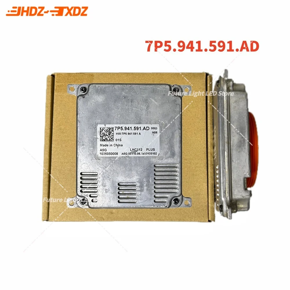 

7P5941591AD Оригинальный блок управления светодиодными фарами (модуль питания) для Seat Ateca, Skoda, VW Golf 2017-2019 1036050008 7P5.941.591.AD