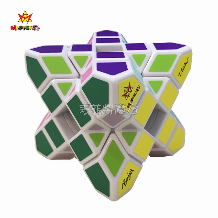 Meffert's شكل غريب لغز مكعب حقيقية توني جوفاء التدريجي قطري الدورية المكعب السحري للطلاب والكبار هدية للأطفال