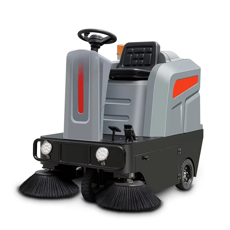 Ride on Floor Sweeper 30 Inch Electric Road Sweeper Industrial Sweeping Machine with Brush for Warehouse for Sale Customized