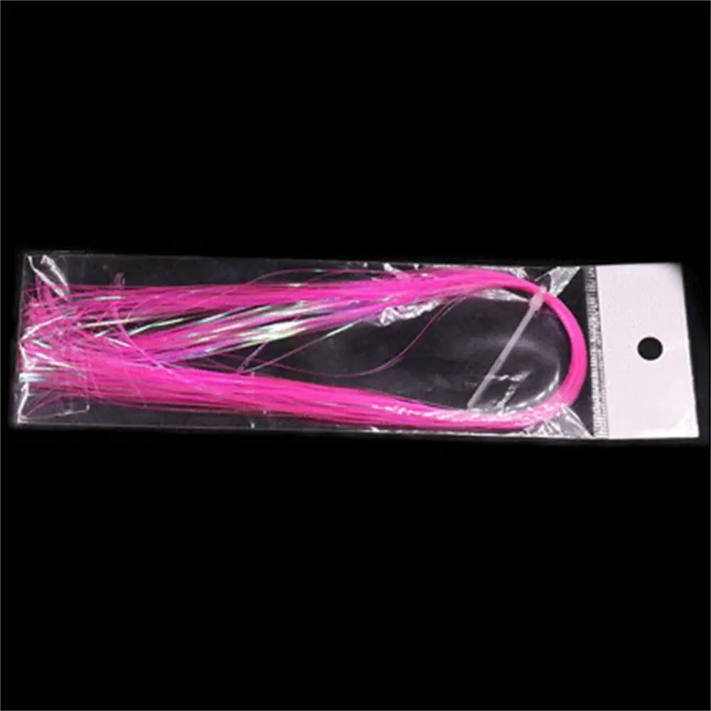 

Flash Accessories Tinsel Streamer Fly Fishing Shining Fly Tying Materials Jig Hook Streamer Fly Tying Tinsel Assist Hooks Line