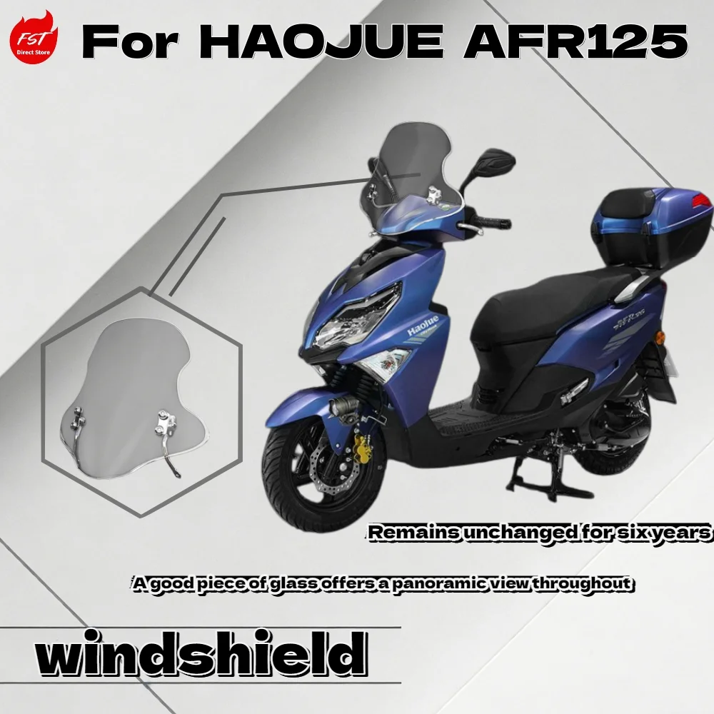 

Fit Haojue AFR125 High Clarity Front Windshield Protector Motorcycle Windscreen for Enhanced Visibility