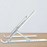 Adjustable ABS Laptop Holder Stand Foldable Aluminum Alloy Notebook Support Base Lifting Non-slip Laptop Cooling Bracket Work