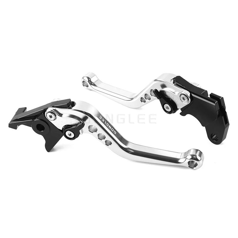 Alavancas de freio e embreagem curtas, alavancas para suzuki v-strom 650/xt 800/de/re 250 dl650 sv650 GSX-8S GSX-8R GSX-S750 gsr750