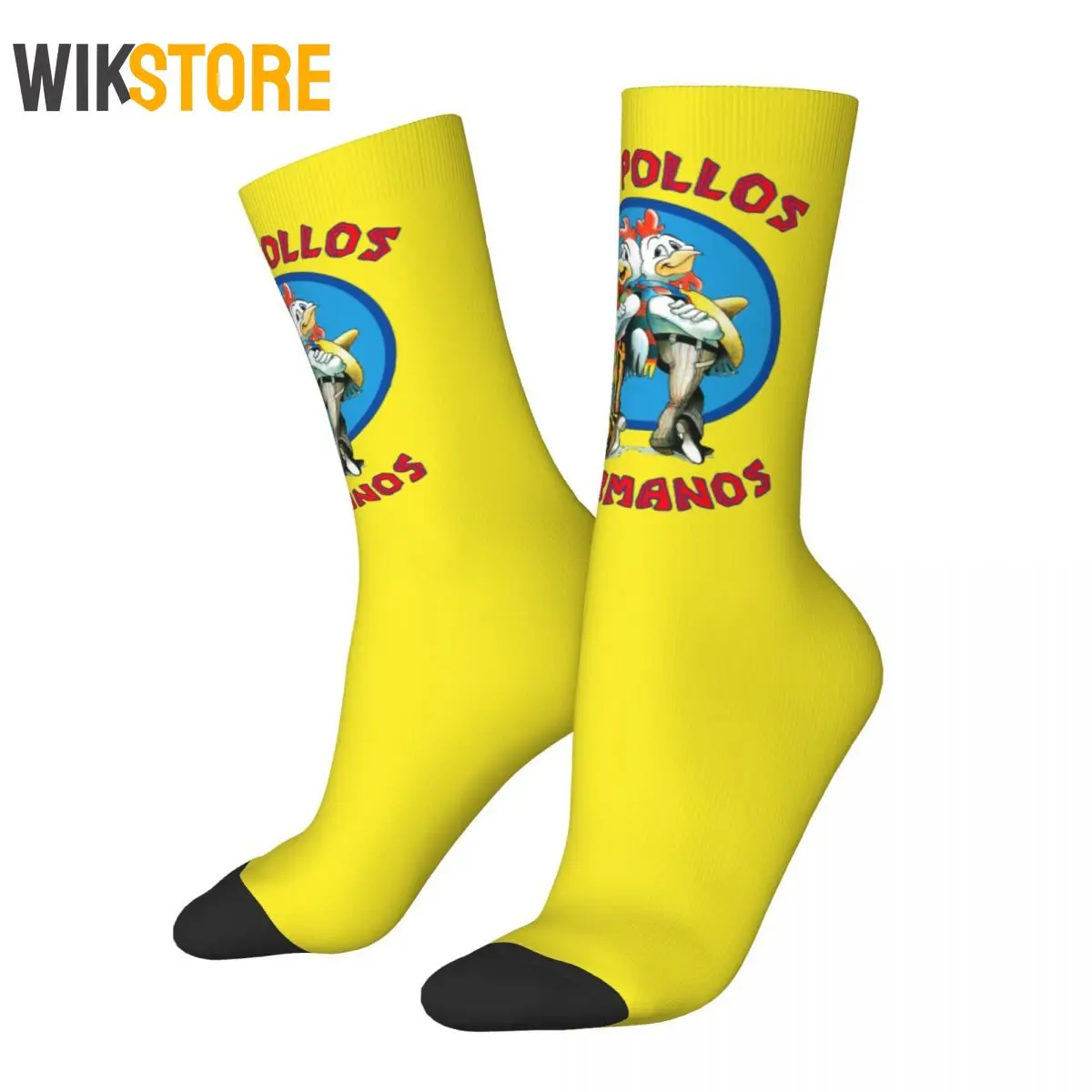 

Los Pollos Hermanos Breaking Bad Socks Men's Women's Fashion Socks Crazy Spring Summer Autumn Winter Socks Breathable Cute Sock