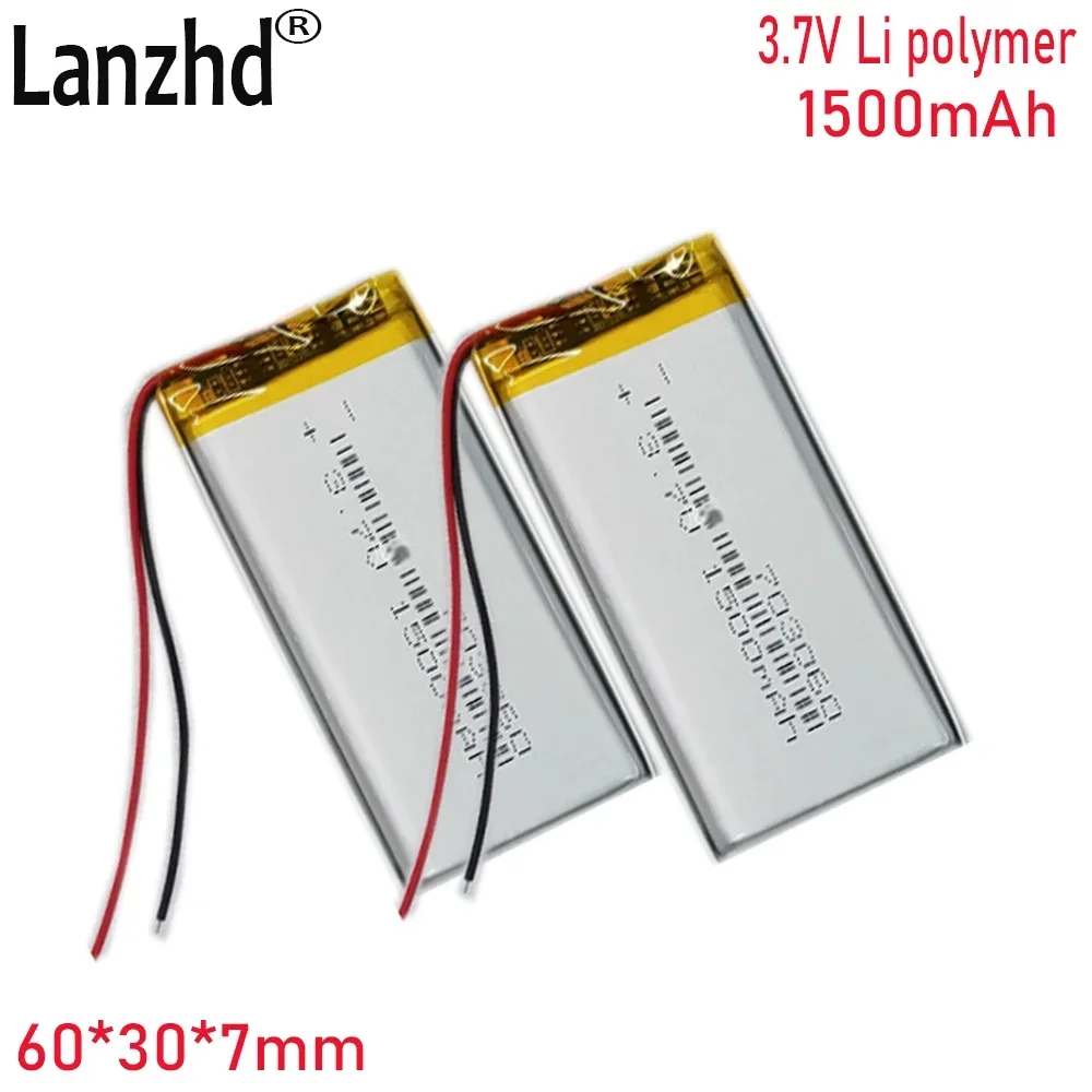 1-20pcs 3.7V Li battery 703060 Applicable 703065 753060 For Tire pressure monitor Early education machine Story machine battery