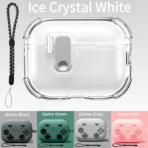 Funda para AirPods Pro de 3. a generación con Clip de bloqueo, diseño de Airbag para AirPods 4/Pro 2/Pro, funda para auriculares con cordón para AirPods Pro 3