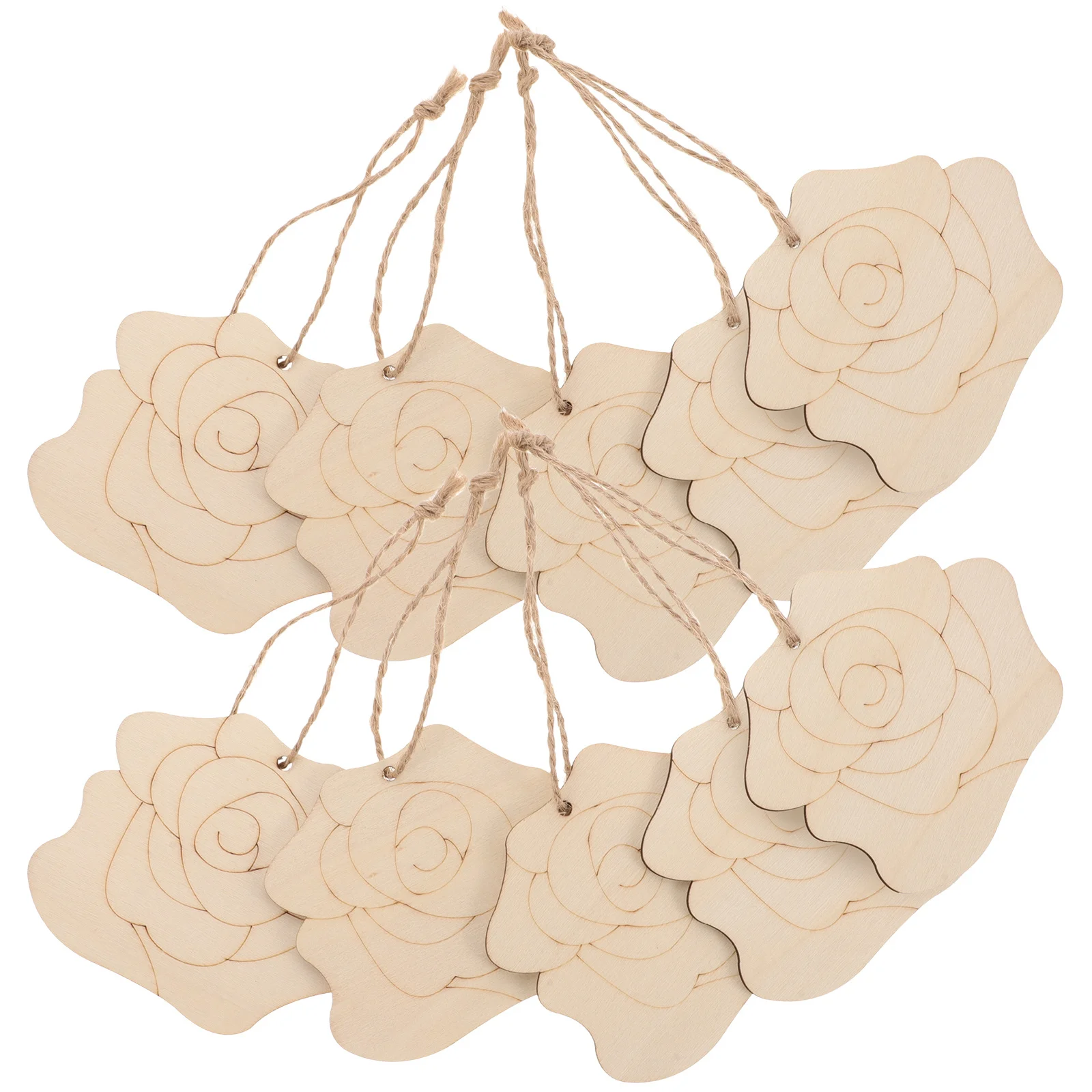 

1 set 1 Set Wood Cutouts Unfinished Flower Wood Pieces For Crafts Diy Painting Projects Blank Flower Cutout Supplies Wooden