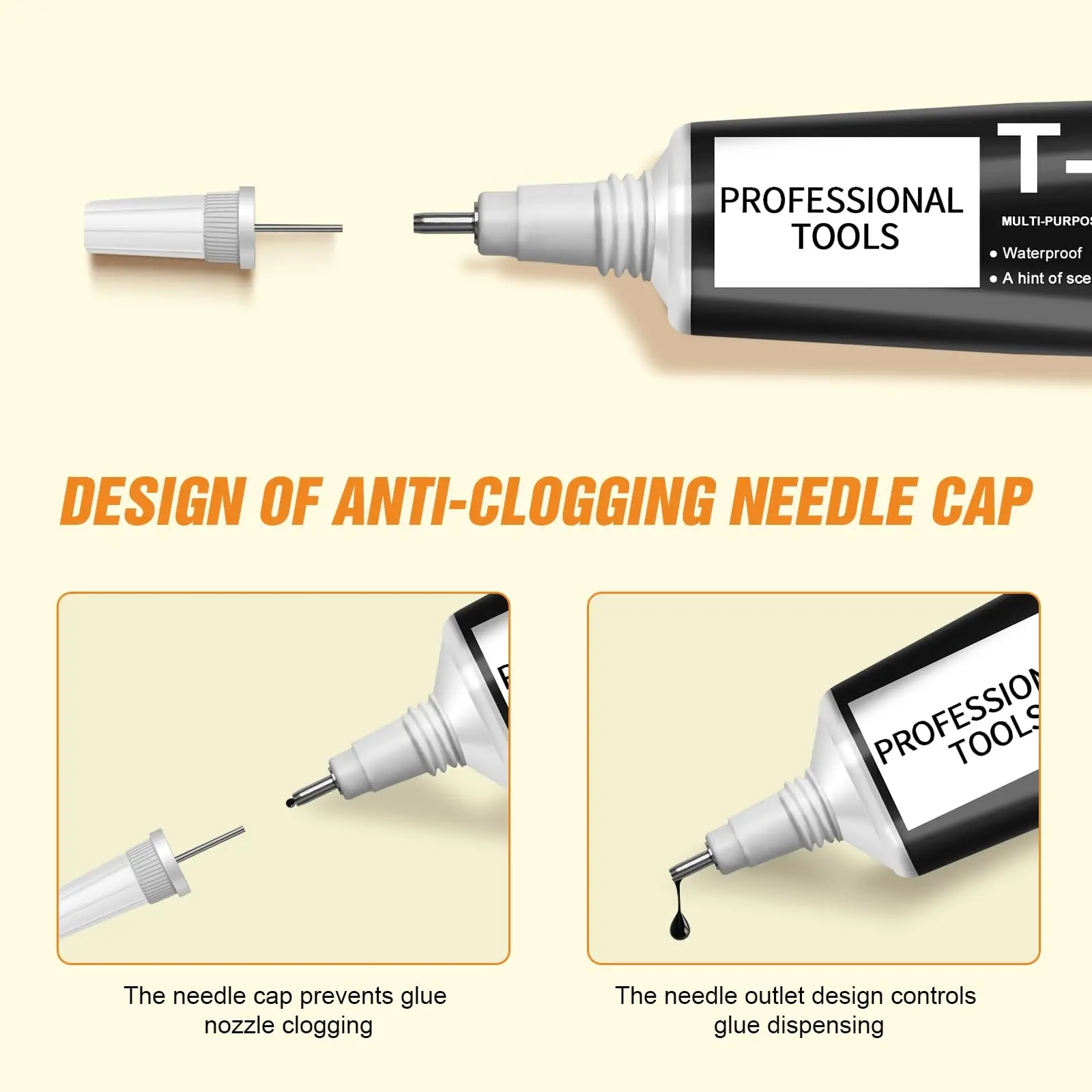 T7000 Colla nera per riparazione colla per schermi mobili Colla impermeabile per gioielli artigianali Colla liquida super forte Colla multiuso fai da te