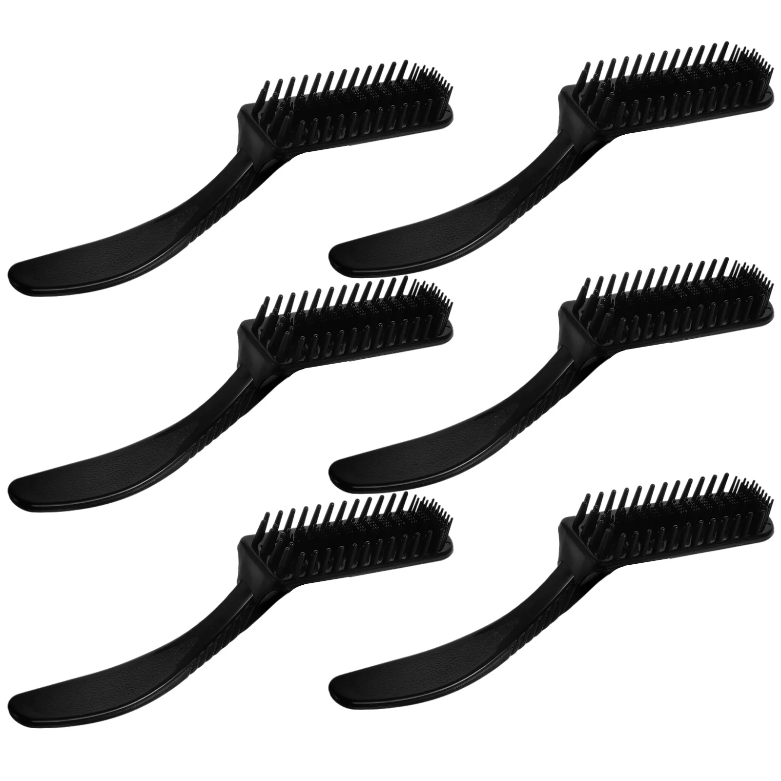 6 pezzi applicatore per tintura per barba evidenziare pettine spazzola per colorare i capelli permanente tintura nera