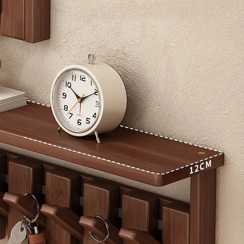 Wooden Wall Clothes Hangers Exquisite Retro Piano Key Wall Clothes Hangers Hidden Magnet Hook Storage Hanger Creative Furniture
