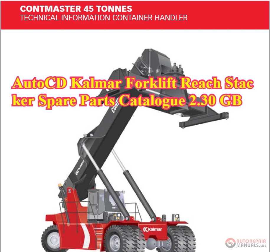 

AutoCD Kalmar Телелог запасных частей для штабелера вилочного погрузчика 2,30 ГБ