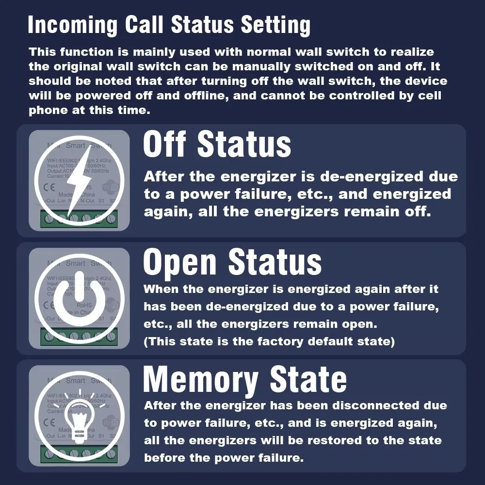 Picture 4: Tuya eWeLink WiFi ZigBee 16A 2 Way DIY Mini WiFi Smart Switch Breaker Module Timer Relay Voice Wireless Remote Control for Alexa