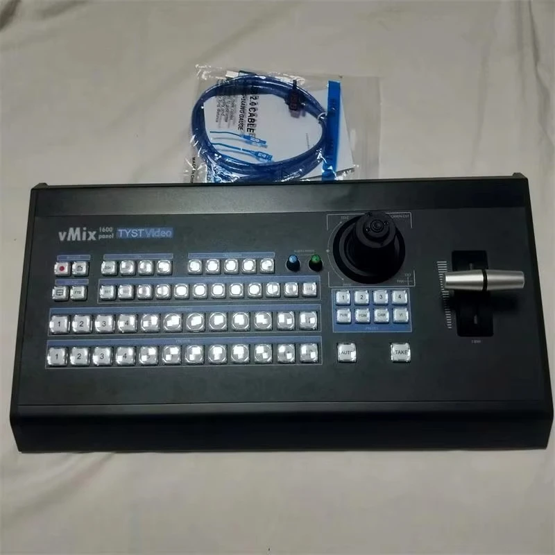 TYST Video Switcher Vmix 1600 TY-1600HD لوحة لاسلكية مدير PTZ التحكم تالي ضوء لتسجيل البث المباشر