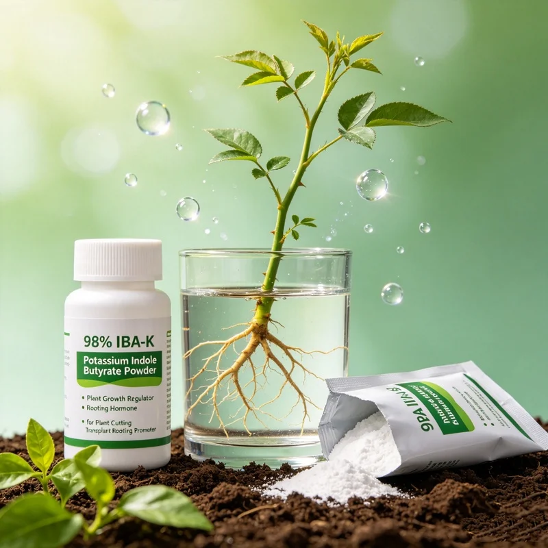 98% IBA-K Potassium Indole Butyrate Powder Plant Growth Regulator Rooting Hormone for Plant Cutting Transplant Rooting Promoter