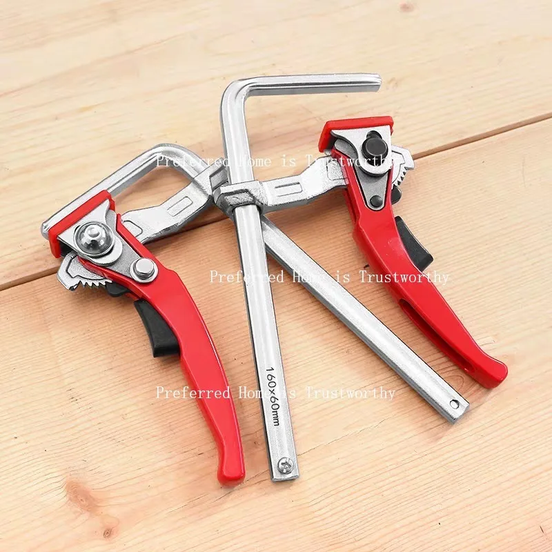 

1Pc MFT Clamp Quick Guide Rail Clamp F Clamp for MFT and Guide Rail System Woodworking DIY 120x60/160x60/200x60/300x60mm