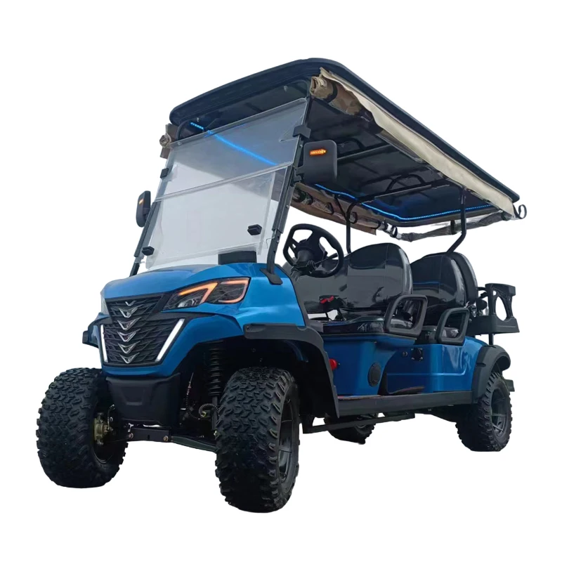 Factory Supply New Utility Vehicle Club Car 6 Seater 4000/5000/7500W 48/60/72V Electric Hunting Golf Cart