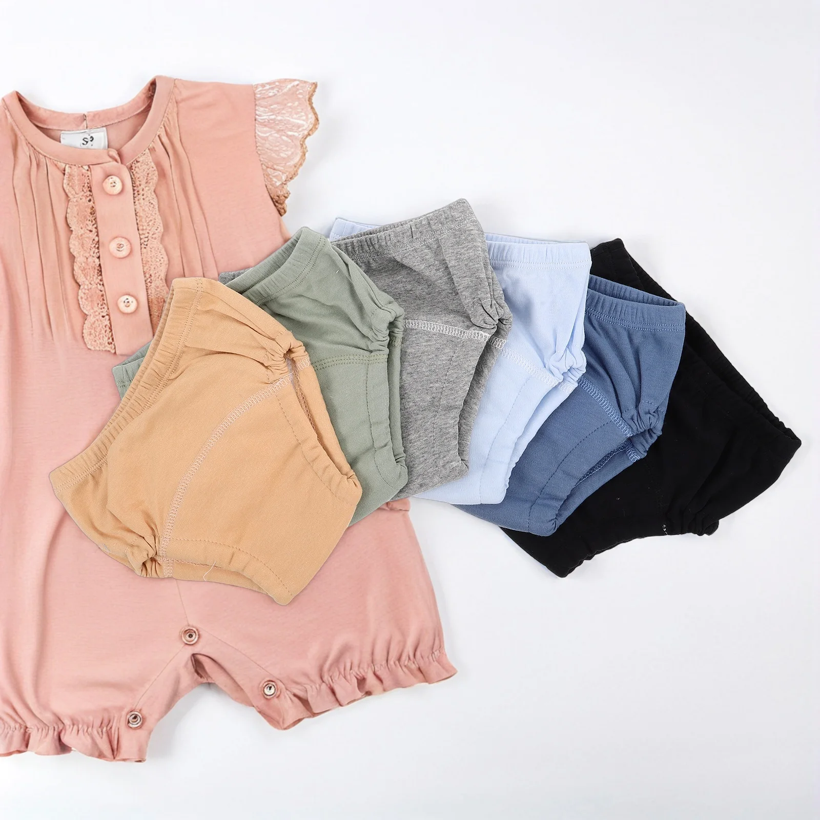 

6 Pcs Baby Training Diapers Shorts for Girls Cotton Pants Absorb Clothes Men and Women