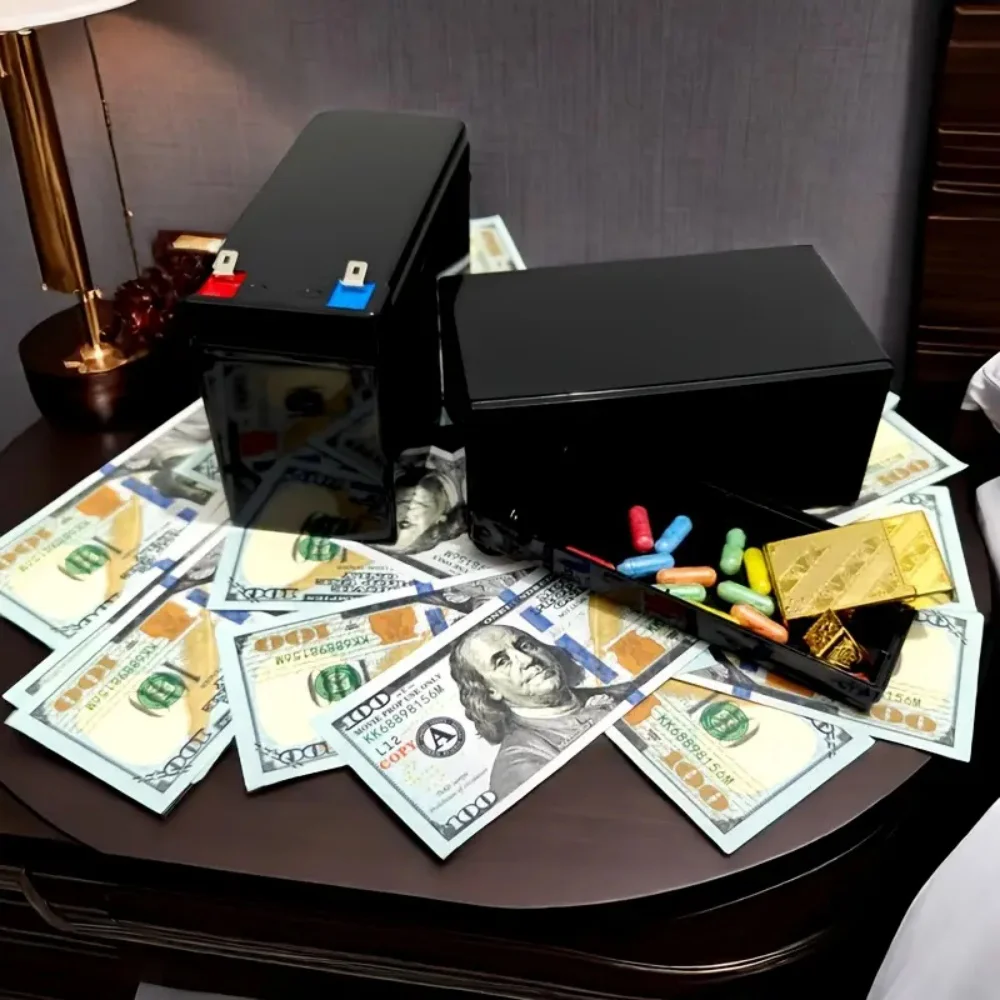 Battery-Shaped Safe with Combination Lock - Waterproof Plastic Storage Box for Jewelry, Money, and Valuables - Ideal Prank Gift,