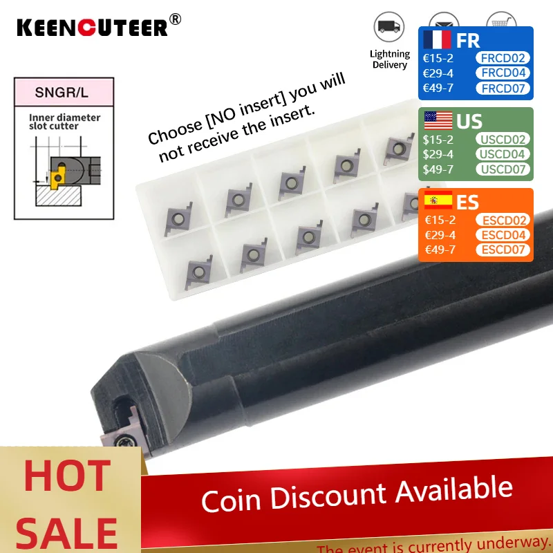 

SNGR10K08 SNGR20R09 CNC внутренний фрезерный токарный станок, держатель инструмента SNGR Micro hole, индексируемый токарный станок для 8GR 9GR вставка SNGR внутренний