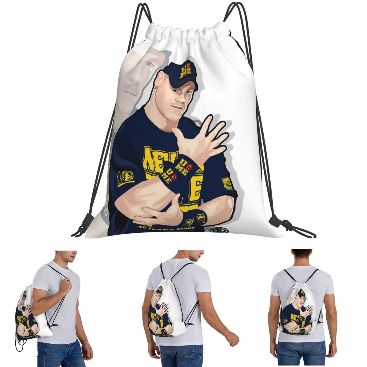 

Рюкзаки John Cena, модные портативные сумки на шнурке, сумка для обуви, сумки для книг для студентов-путешествий