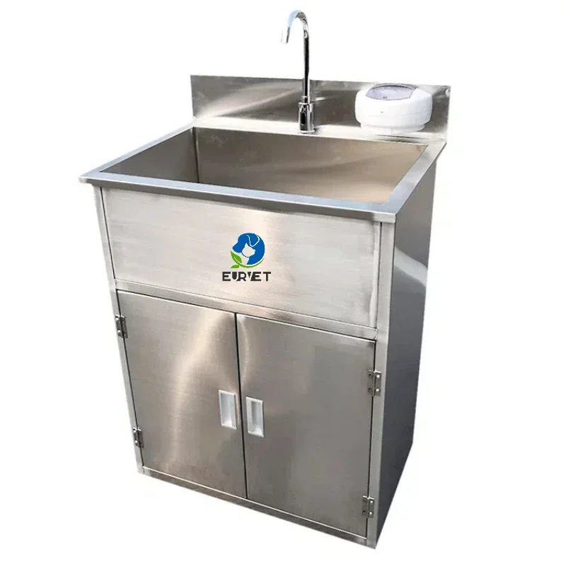 Equipment Medical Washing Sink Scrub Basin Medical Hospital Sinks Silver Metal Steel Stainless Wash Sink