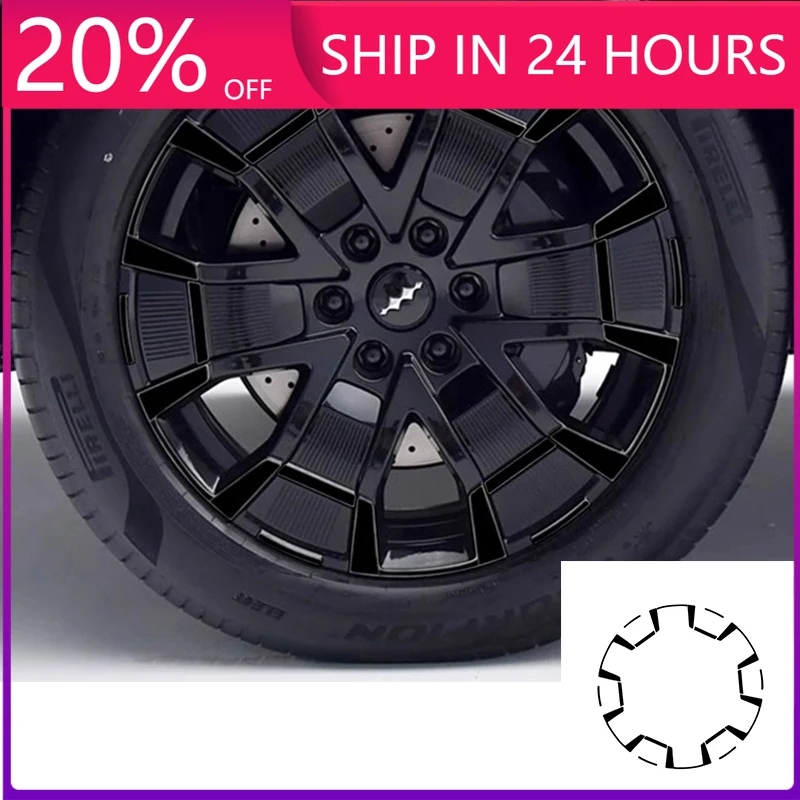 NEW1 For Byd Equation Leopard 8 2025 Modified Wheel Hub Accessories Wheel Hub 21 Inch Film Blackening, Color Change, Scratch Cov