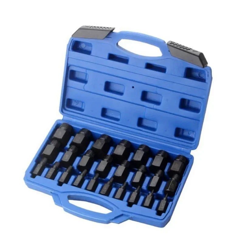 10/25pcs Screw & Bolt Extractor Set Screw Extractor Remover Broken Bolt Remover Tools