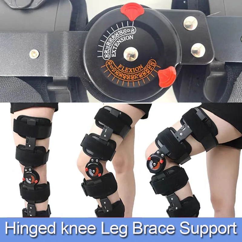 

1Pcs Adjustable Hinged Knee Brace-Medical Ligament Care Joint Support-For Meniscus Tear Arthritis ACL PCL Orthopedic Rehab