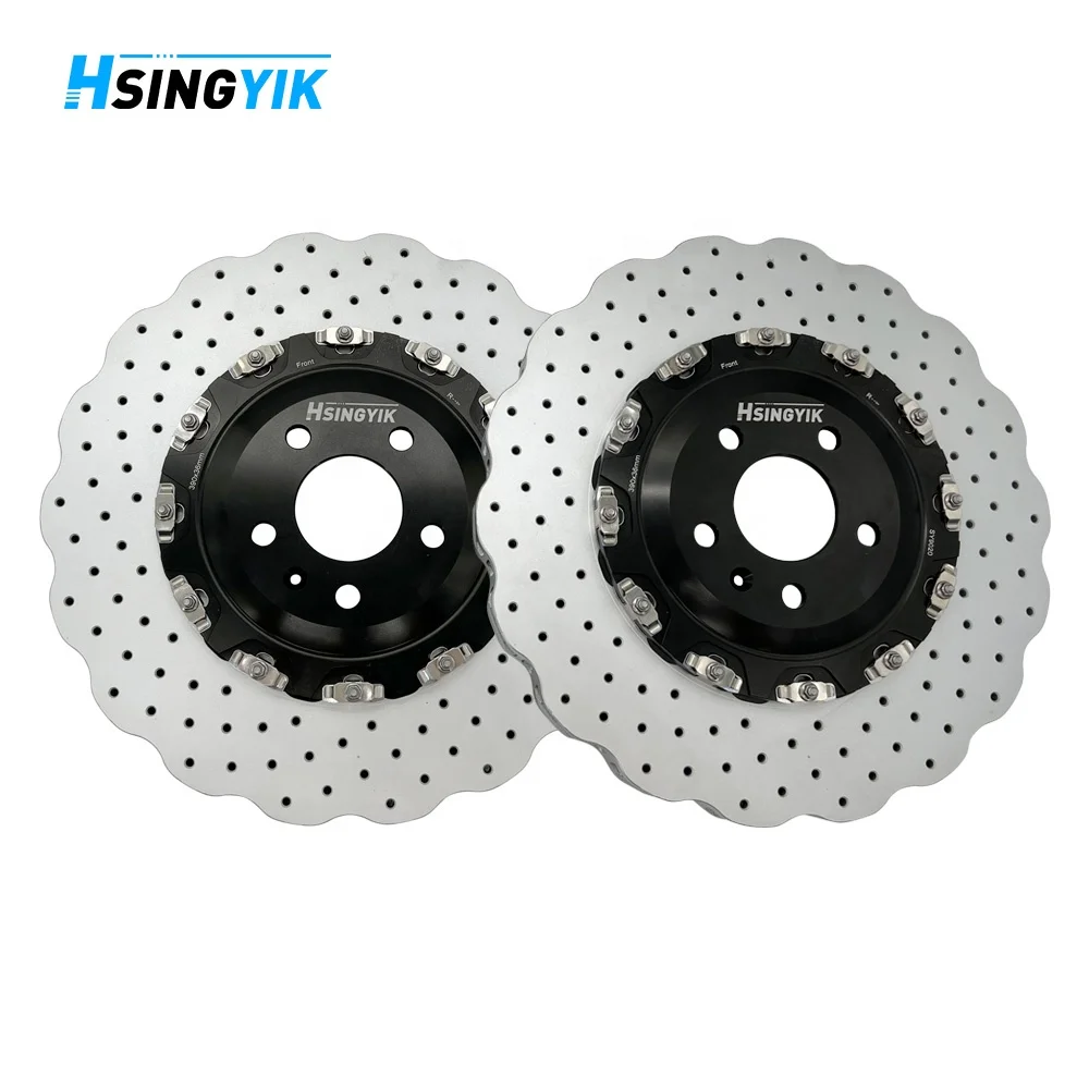 2026 New Wave Front 2-Pieces Rotor Brake Disc for Au di A6 C7 A7 RS6 RS7 4G0615301E 390X36MM