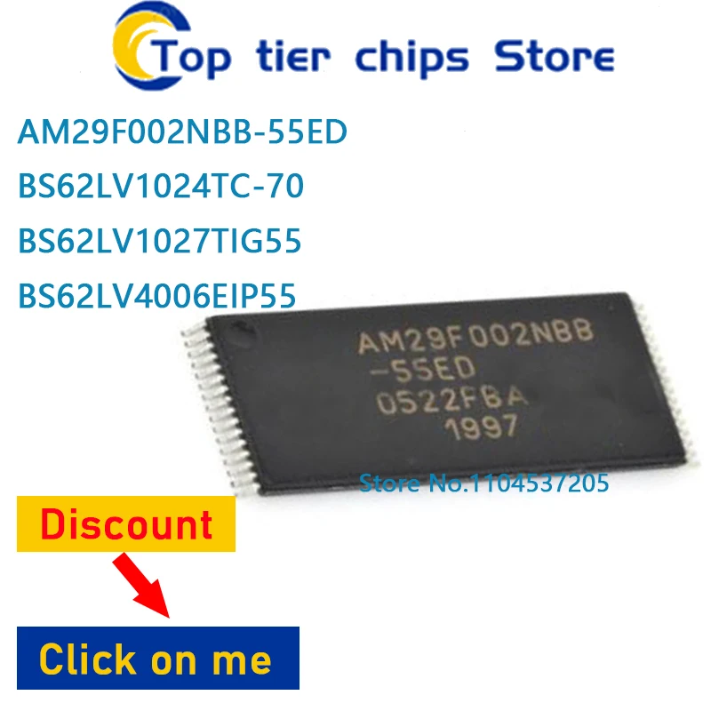 

1 шт./лот AM29F002NBB-55ED BS62LV1024TC-70 BS62LV1027TIG55 TSOP32 100% новый