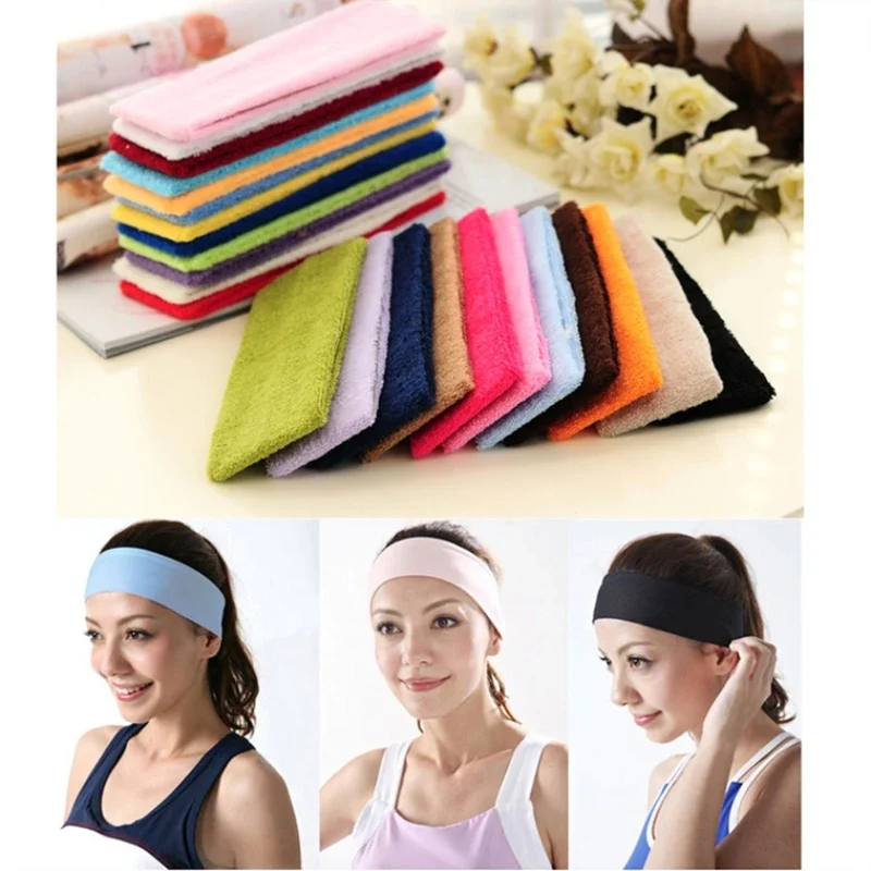 1pc Yoga Stretch Headband Women Hair Band Sweat Sweatband Men Head Band Gym Athletic Headband Turbante Pelo Mujer