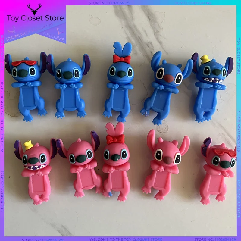 Hot Sale 12pcs Disney Stitch Blind Box Labubu Sanrio Figures Angel Nake Body Cupido Kewpie Doll Pvc Figure Phone Decor Toy Gifts