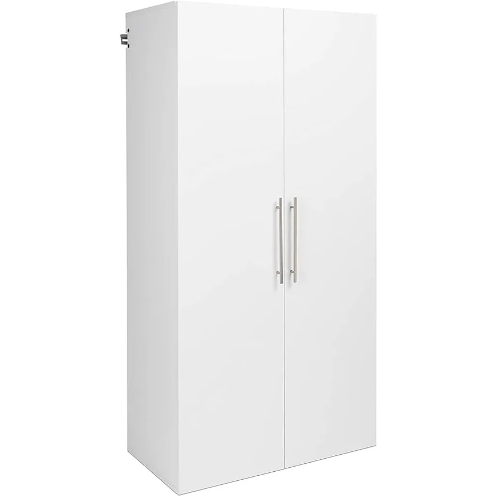 

Large Storage Cabinet - Immaculate White 36" Cabinet with Storage Shelves and Doors; Ideal for Bin and General Storage Solutions