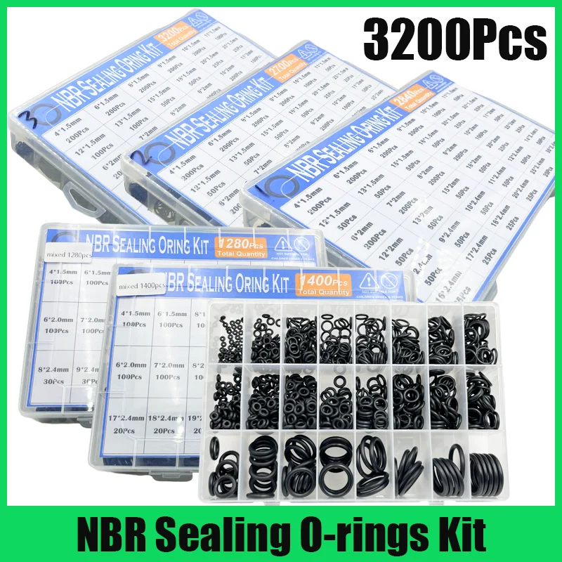 Rubber O Ring Oil Resistance NBR Sealing Washer Black O-ring High Temperature Waterproof CS1/1.5/2.0/2.4/3 Plumbing Gasket Oring