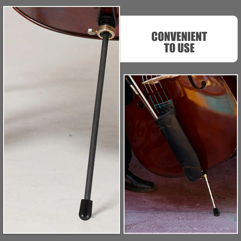

4Pcs Double Endpin Tip Rubber Non-Slip Cap Upright Bass Tailpiece Pad Accessories 10mm Size Double Bass