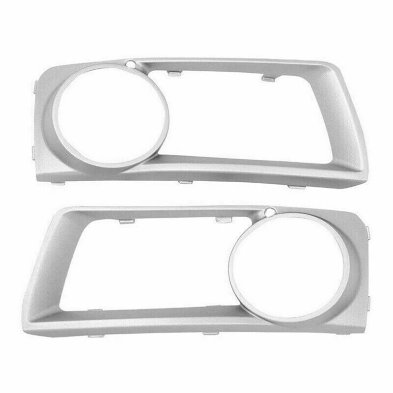 51117312595 51117312596 1Pair LH+RH Bumper Fog Light Grill Cover Trim Accessories For BMW E71 X6 2012 2013 2014