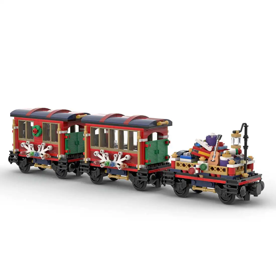 

Custom MOC-79236 10254 Additional Carriages 575 Parts Toys Gift for Christmas