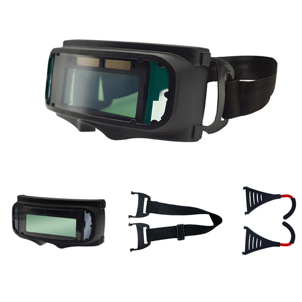 Headwear Automatic Dimming Welding Goggles Large View True Color Auto Darkening Protective Glasses for Arc Welding Grinding